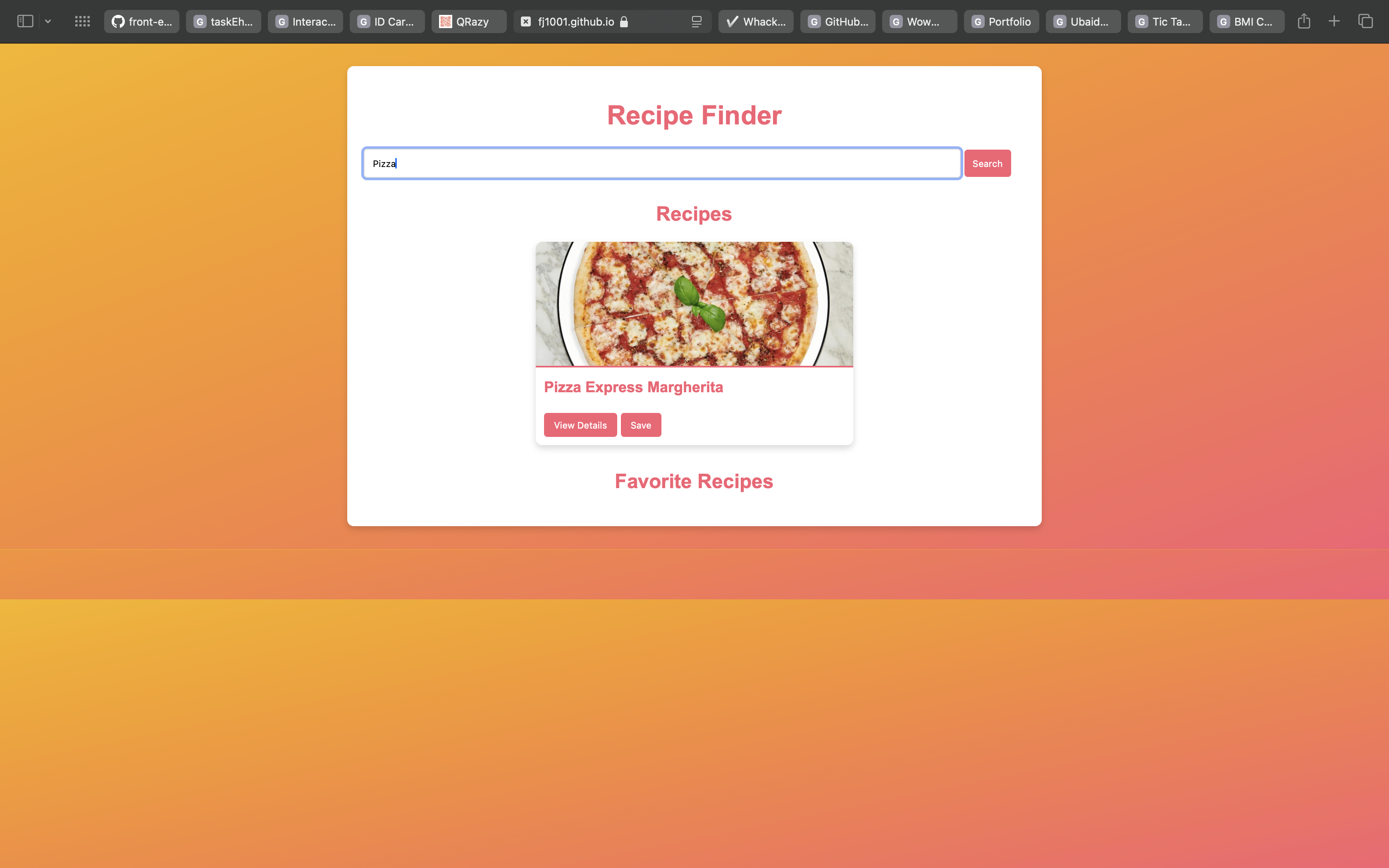 RecipeFinder